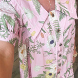 MADELYN PINK FLORAL COLLAR DRESS