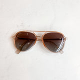 EARHART CLEAR SUNGLASSES