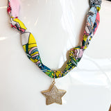 SCARF SINGLE CHARM NECKLACES ||  6 STYLES