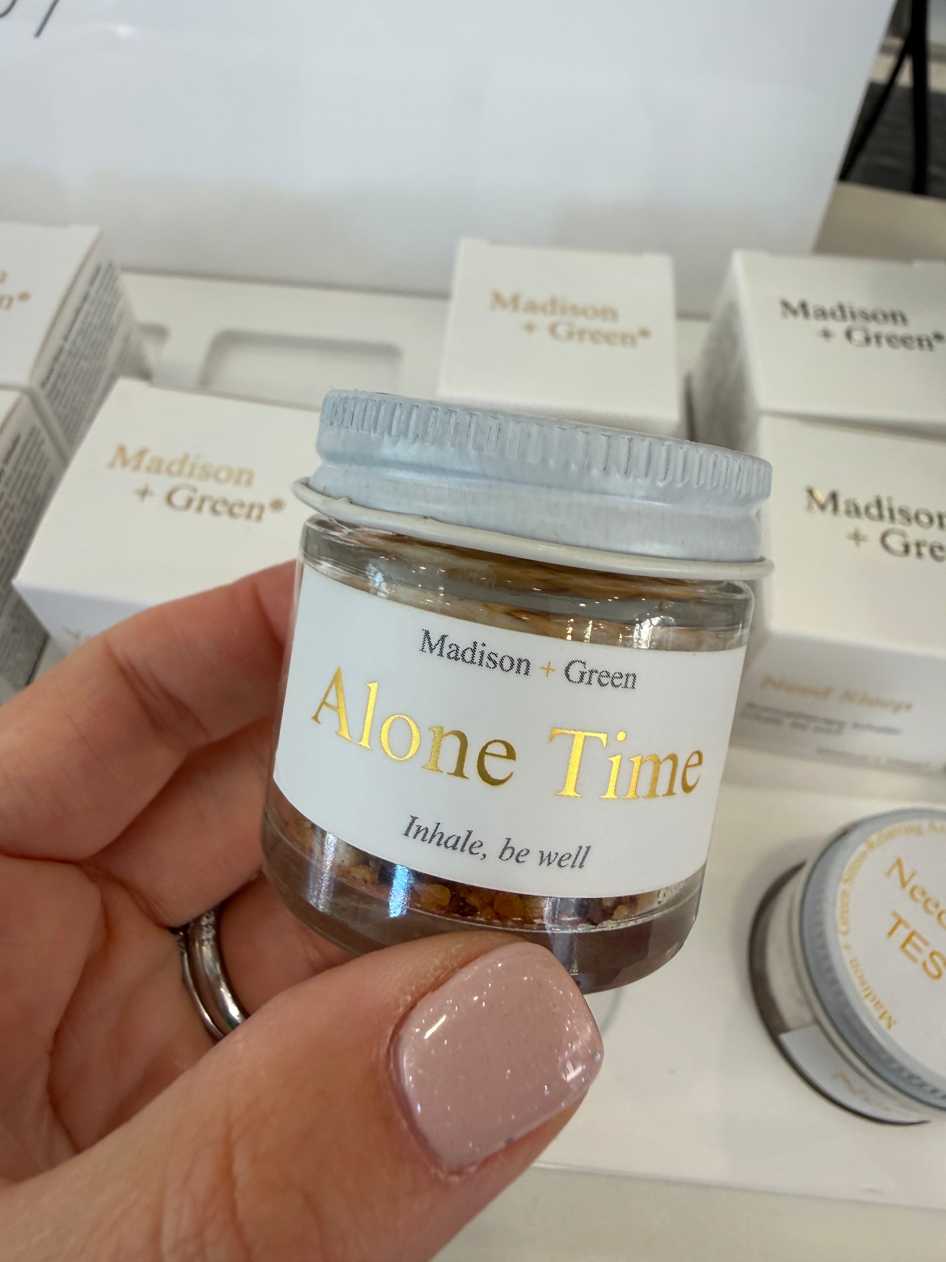 Madison Green Aromatherapy Jars