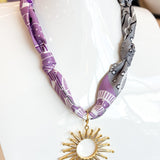 SCARF SINGLE CHARM NECKLACES ||  6 STYLES