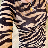 Sloane Zebra Print Dress