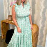 Callie Floral Tiered Maxi Dress