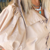 Totally Tan Tie Top