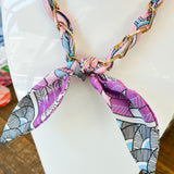 CHAIN SCARF NECKLACE || 5 STYLES
