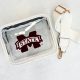 VARSITY PATCH CLEAR CROSSBODY