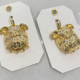 Bulldog 3D Metal Charm
