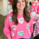 MILLIE CANDY HEARTS SWEATSHIRT