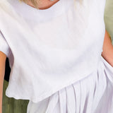 Dusty Lavender Crop Top and Midi Skirt Set