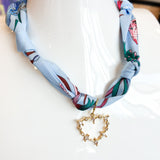 SCARF SINGLE CHARM NECKLACES ||  6 STYLES