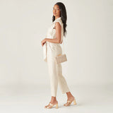 ILVA HEELS || GOLD LEATHER
