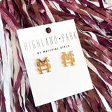 MSU Gold Stud Earring || 2 Styles