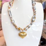 SCARF CHARM NECKLACES
