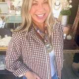 Gee Gee Gingham Twill Jacket
