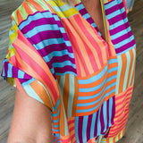 PARQUET COLORBLOCK TOP