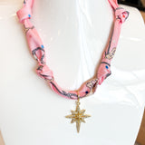 SCARF SINGLE CHARM NECKLACES ||  6 STYLES