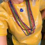 Sunflower Sequin Top