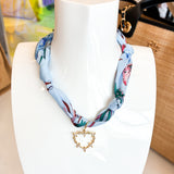 SCARF SINGLE CHARM NECKLACES ||  6 STYLES