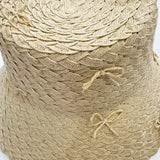 Rosie - Wide Paper Braid Structured Bucket Hat