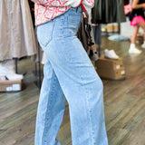Nori Pocket High Rise Wide Leg Denim