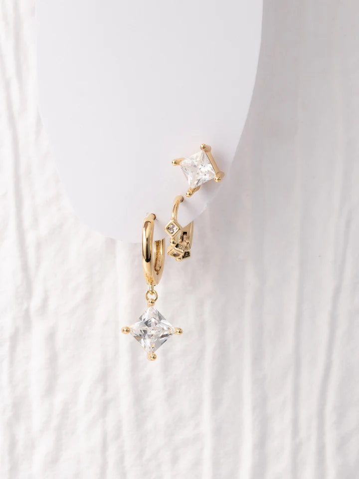 GOLD TRIO EARRING PACKS || 12 STYLES