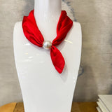Accented Pearl Scarf Choker