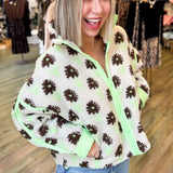 Eileen Floral Teddy Jacket