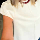 Emily Ecru Blouse