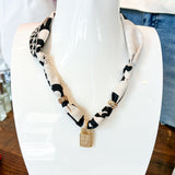 SCARF CHARM NECKLACES