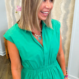Nora Green Collared Dress