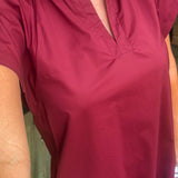 STARKVEGAS V NECK TUNIC DRESS