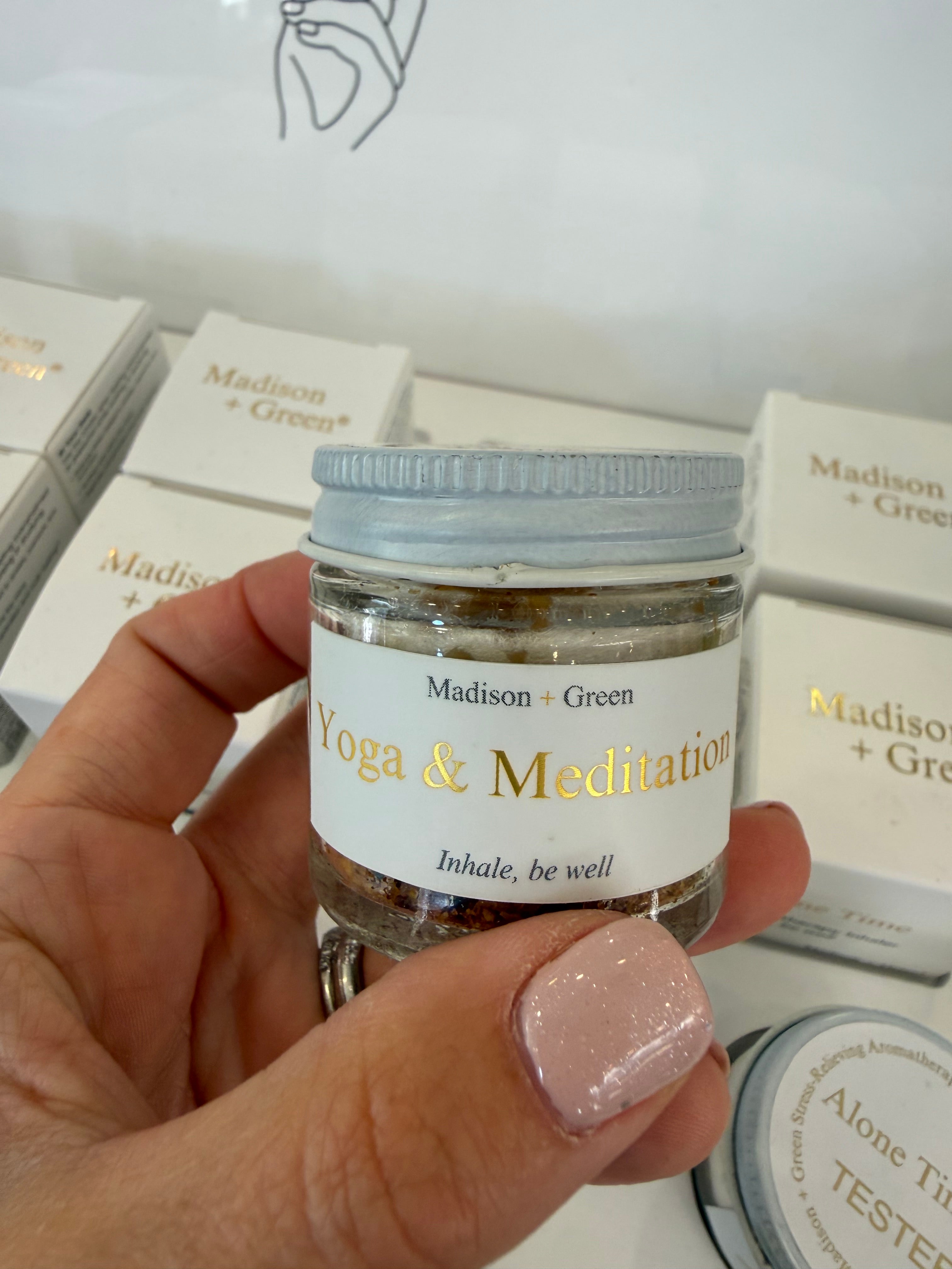 Madison Green Aromatherapy Jars