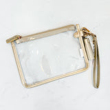 GOLD CLEAR WRISTLET