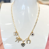 CHARM NECKLACES || GOLD