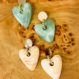 Teddy Heart Earring