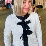 Libba Sequin Bow Top