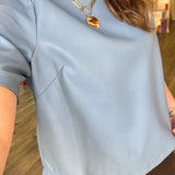 Josephine Faux Leather Top