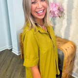 Olive Tini Burst Top