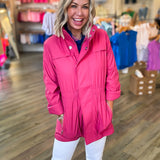 ANNA RAIN JACKET || DUSTY ROSE