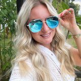 DREW BLUE SUNGLASSES