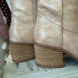 Becca Knee High Beige Boot