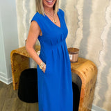 Carrie Pleated Midi Dress