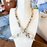 CHAIN SCARF NECKLACE || 8 STYLES