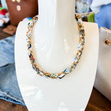 CHAIN SCARF NECKLACE || 8 STYLES