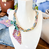 CHAIN SCARF NECKLACE || 8 STYLES