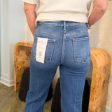 Tummy Control - Dark High Rise Wide Flare Jeans