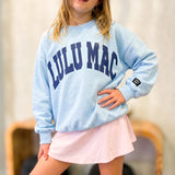 Lulu Mac Puff Letter Kids Sweatshirt