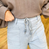 Kimber Belted Denim Pants