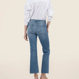 KELSEY ANKLE FLARE INSET JEANS