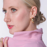 LADRIELLE GOLD HOOPS || 2 SIZES